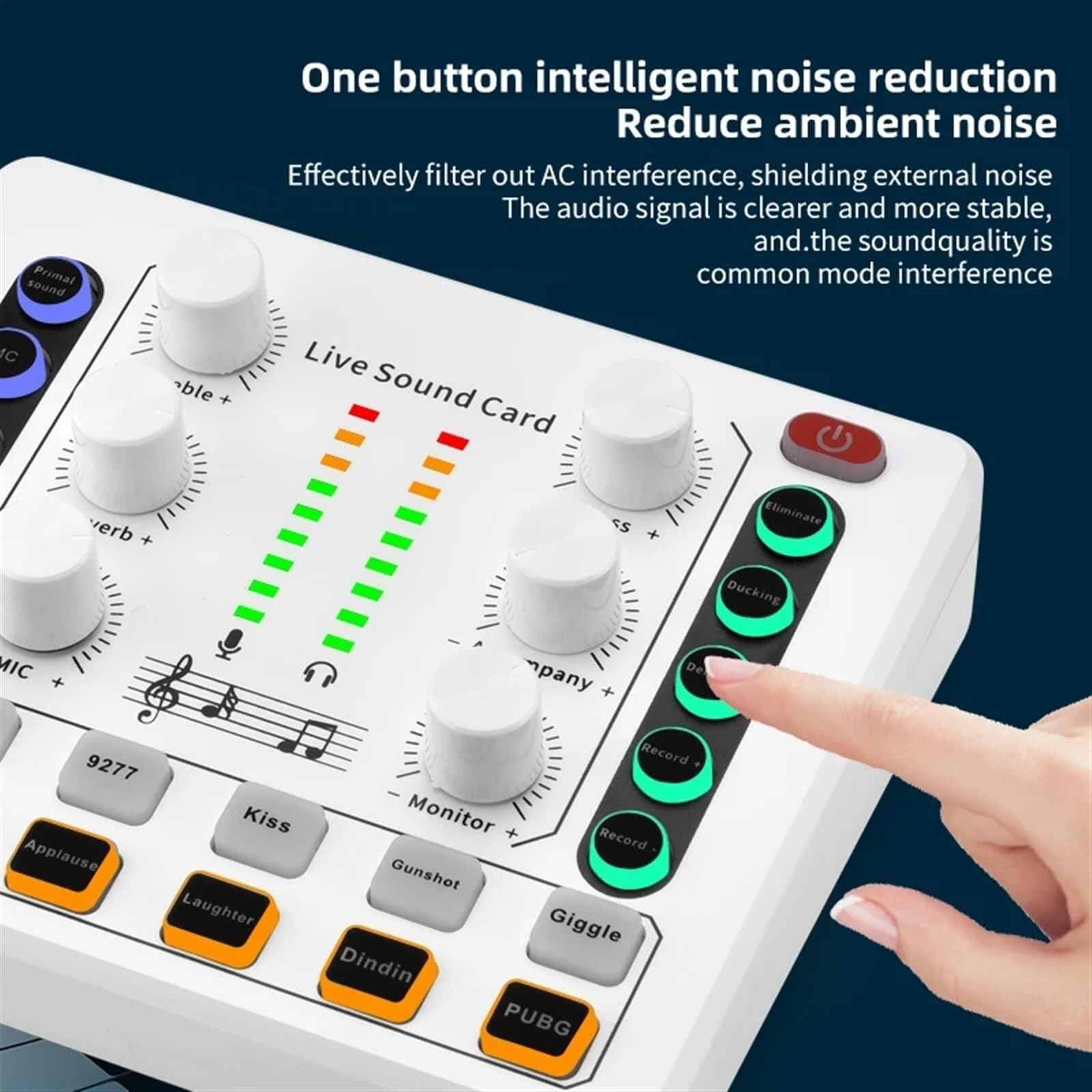 Mixer Audio, 5 Szt. Mikser Efektów Karty Dźwiękowej M8