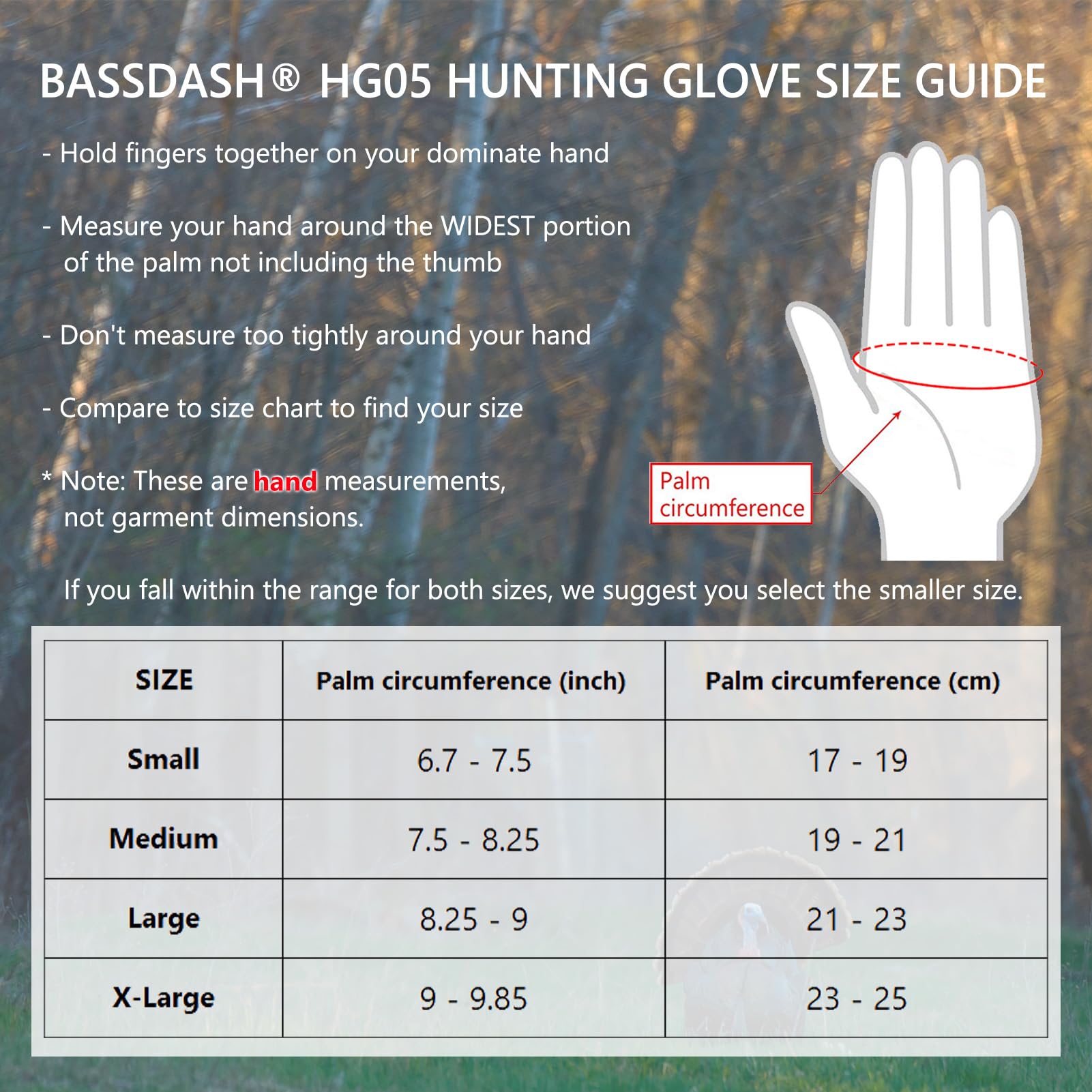 BASSDASH Guanti da caccia mimetici da uomo, UPF 50+, leggeri, per touchscreen, per tempo caldo, pesca, escursionismo, attività all'aperto