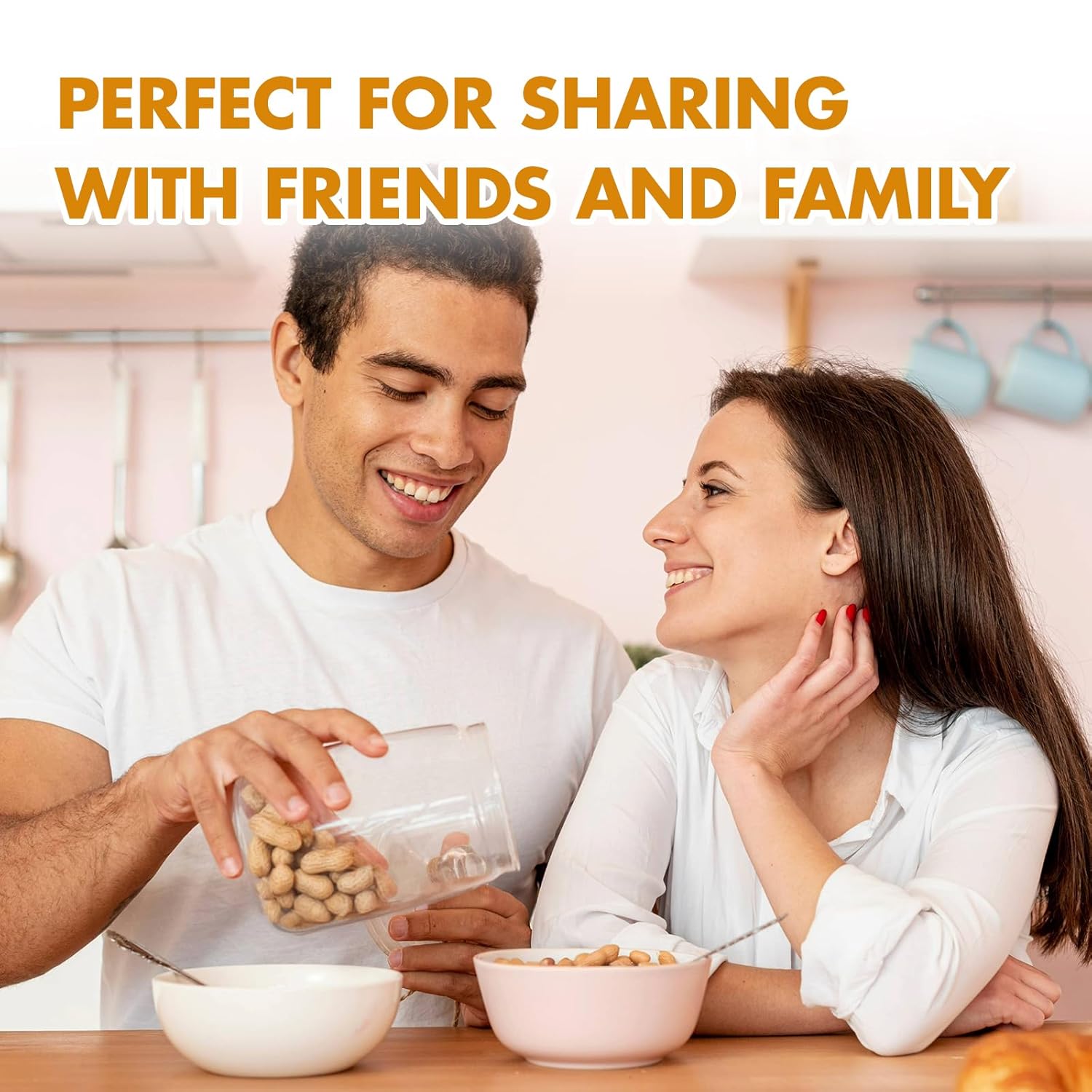 Uncle Bud's Deep Fried Peanuts In Shell (6-Pack) | Crunchy Garlic Peanuts, Hot and Spicy Peanuts, Healthy Flavored Peanuts, Garlic Snacks, Organic Peanuts, Salted Peanuts in the Shell, Peanut Packs