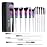 BS-MALL Makeup Brushes Makeup Tools Kit Premium Synthetic Powder Foundation Contour Concealers Lip Brushes Set 18 Pcs