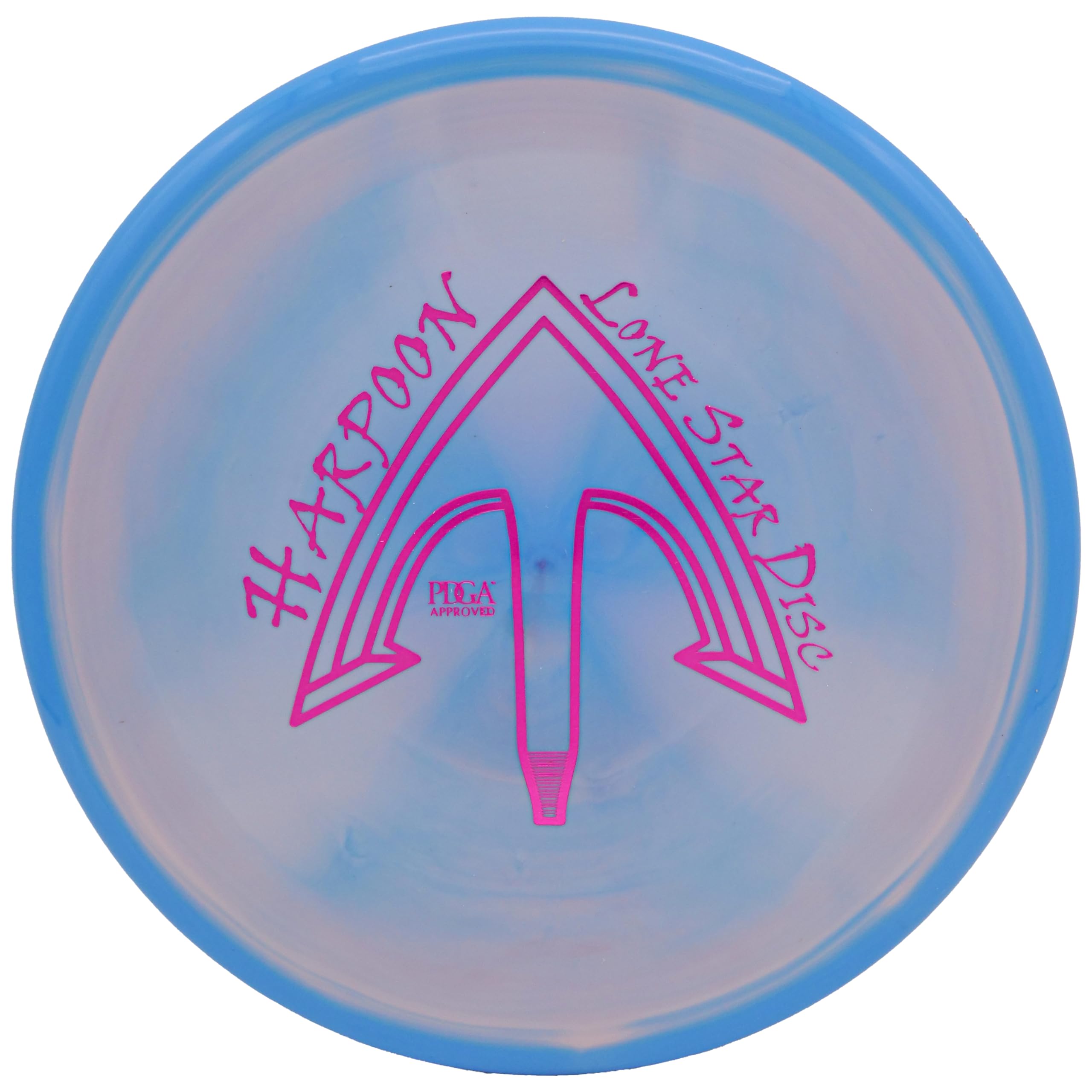 Lone Star Disc Bravo Harpoon | Slightly Overstable Disc Golf Midrange | Artist Stamp 170g+ | Durable & Smooth Premium Plastic | Perfect for Backhand or Forehand Approach Shots | Colors May Vary