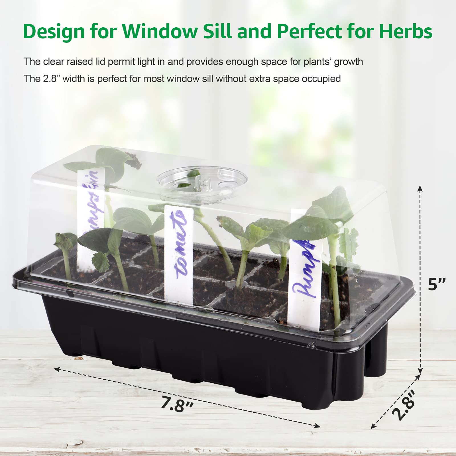 Window Seed Starting Rack Window Sill Seed Starter Tray The Best Seed Starting Trays To Start