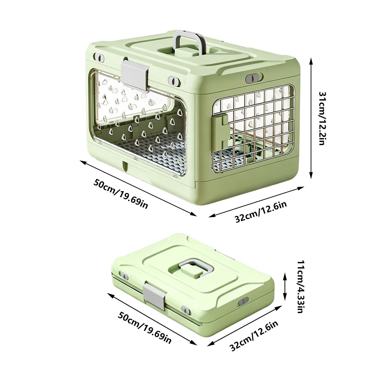 Transportín para Gatos Portátil Y Plegable | Transportín Rígido de Perros Para Salidas Camping Senderismo Ciclismo Viajes Carretera Aventuras Con Cachorros Pequeño