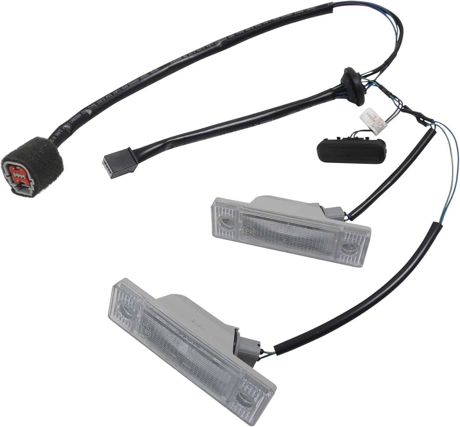 General Motors 2013-15 Cruze License Plate Lamp Lights w/Trunk Switch Button 95270498