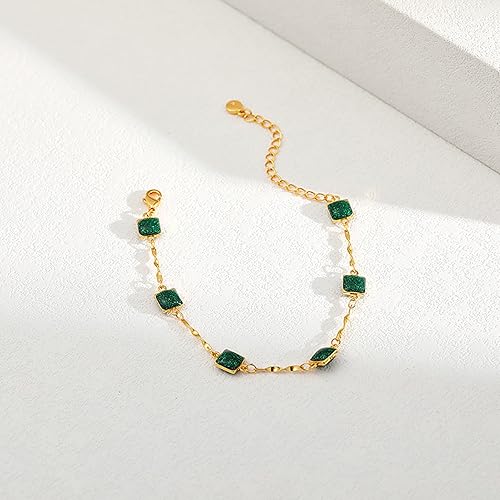 Vista 80 de Delicadas pulseras de oro para mujer, chapado en oro 18, ajustable, mal de ojo, mariposa, cuentas, perla, corazón, turquesa, hecha a mano para mujer