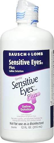 BL Sens Saline Plus 12 tamaños 12z Bausch Lomb ojos sensibles suaves solución de lente de contacto salina