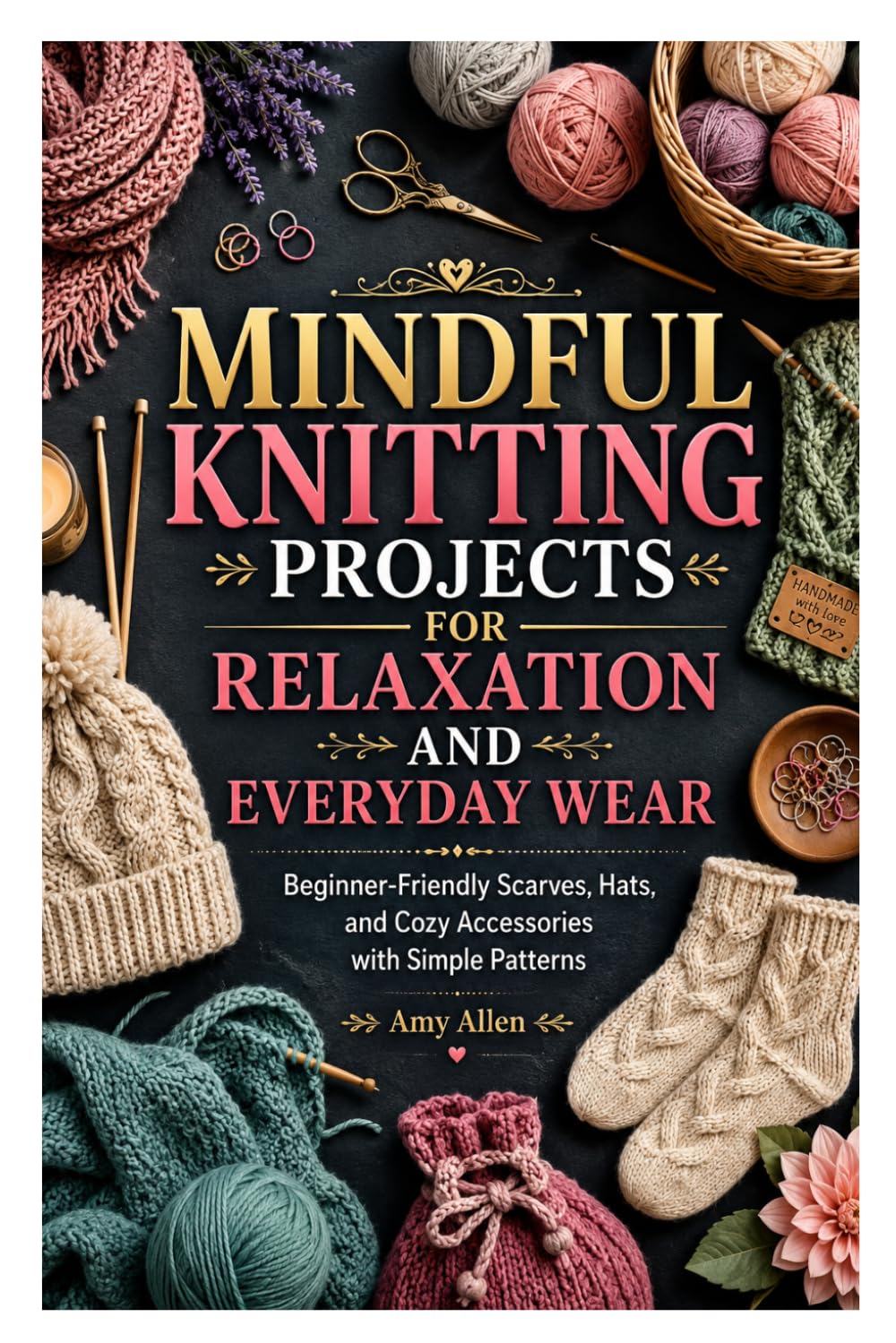 MINDFUL KNITTING PROJECTS FOR RELAXATION AND EVERYDAY WEAR: Beginner-Friendly Scarves, Hats, and Cozy Accessories with Simple Patterns