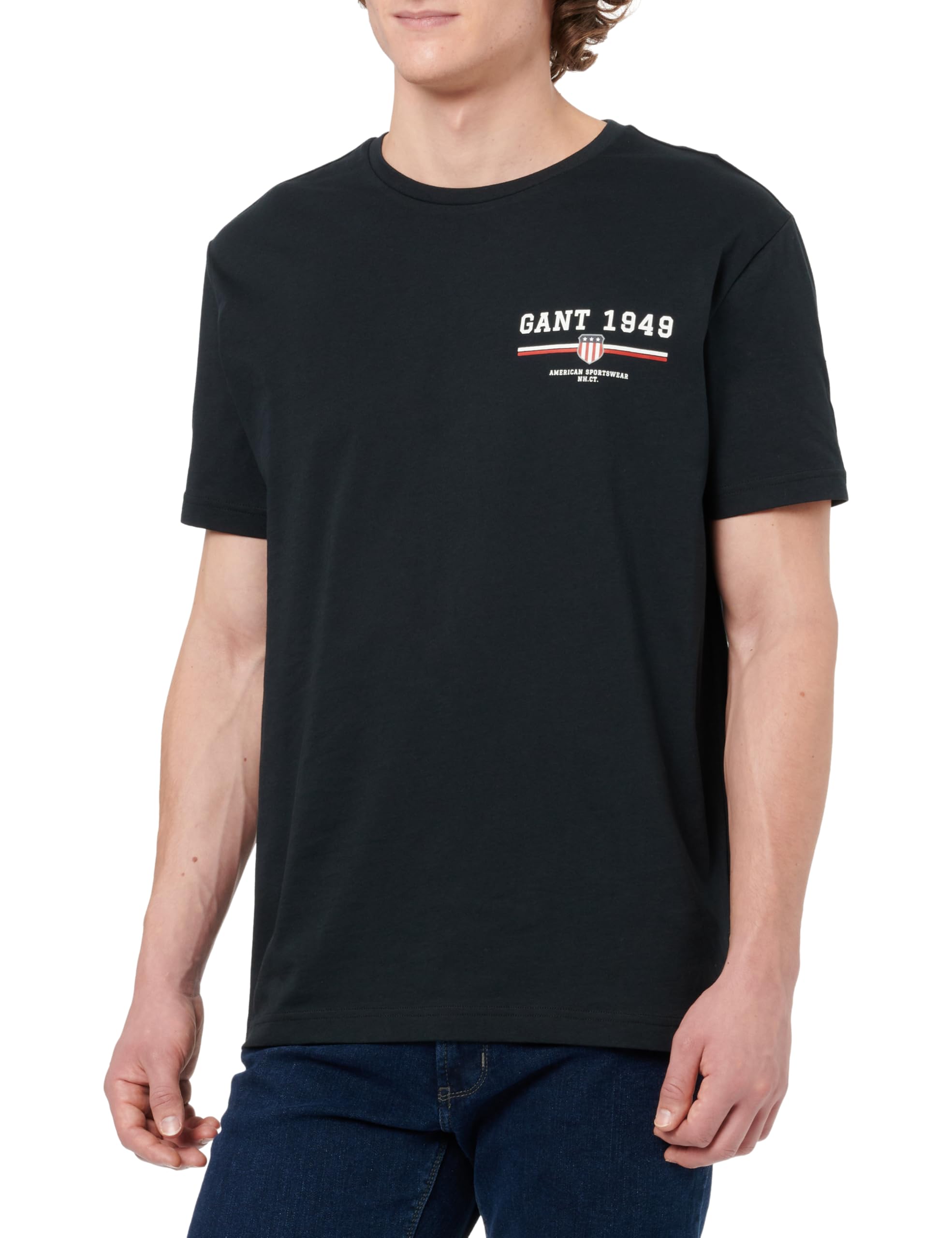 Gant Herren Graphic Ss T-Shirt T-Shirt (1er Pack)