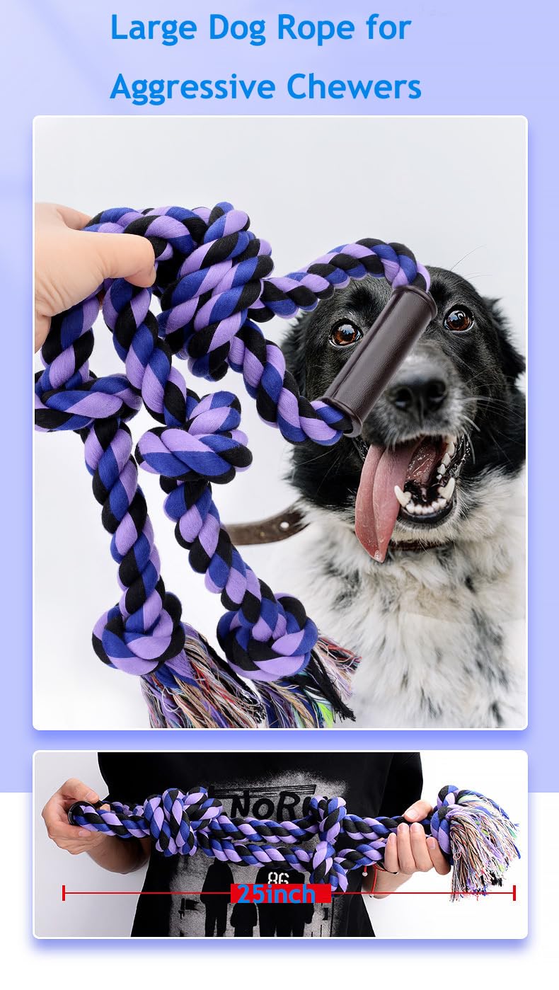 Amazon | Fejapa 大型犬用ロープ アグレッシブな噛み用おもちゃ
