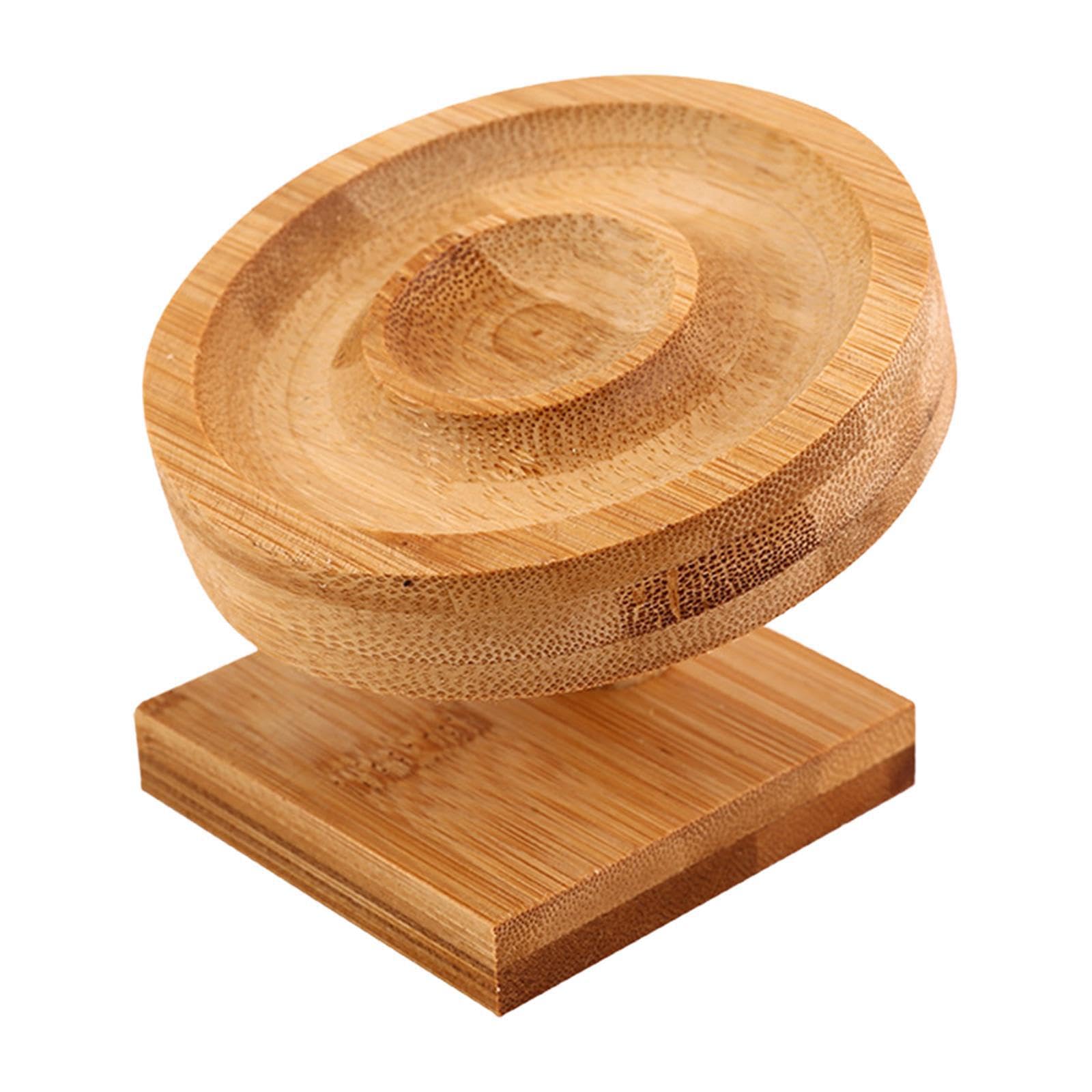 Yixannx Bead Pendant Display Organizer Stand Keeps Jewelry Secure Made Durable Bamboo Any Occasion Bead Pendants Pendant Bracelet Bangle Display Tray Stand