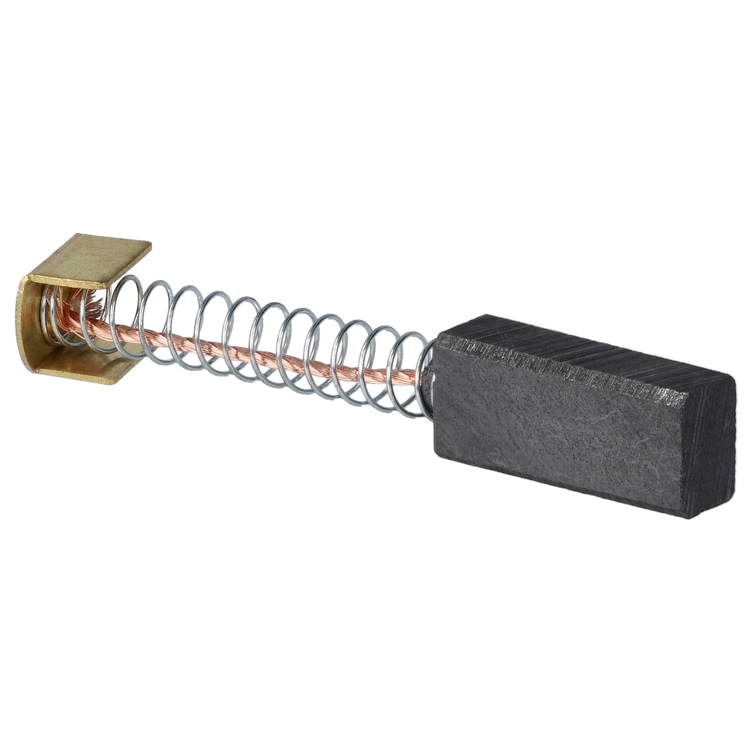 vhbw 2x spazzola carbone 6 x 9 x 20mm compatibile con Kirby Sentria II, Sentria F-Style macchina da cucire