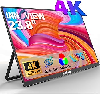 Innoview PM608-01B 23.8インチ 4K モバイルモニター Amazon.com