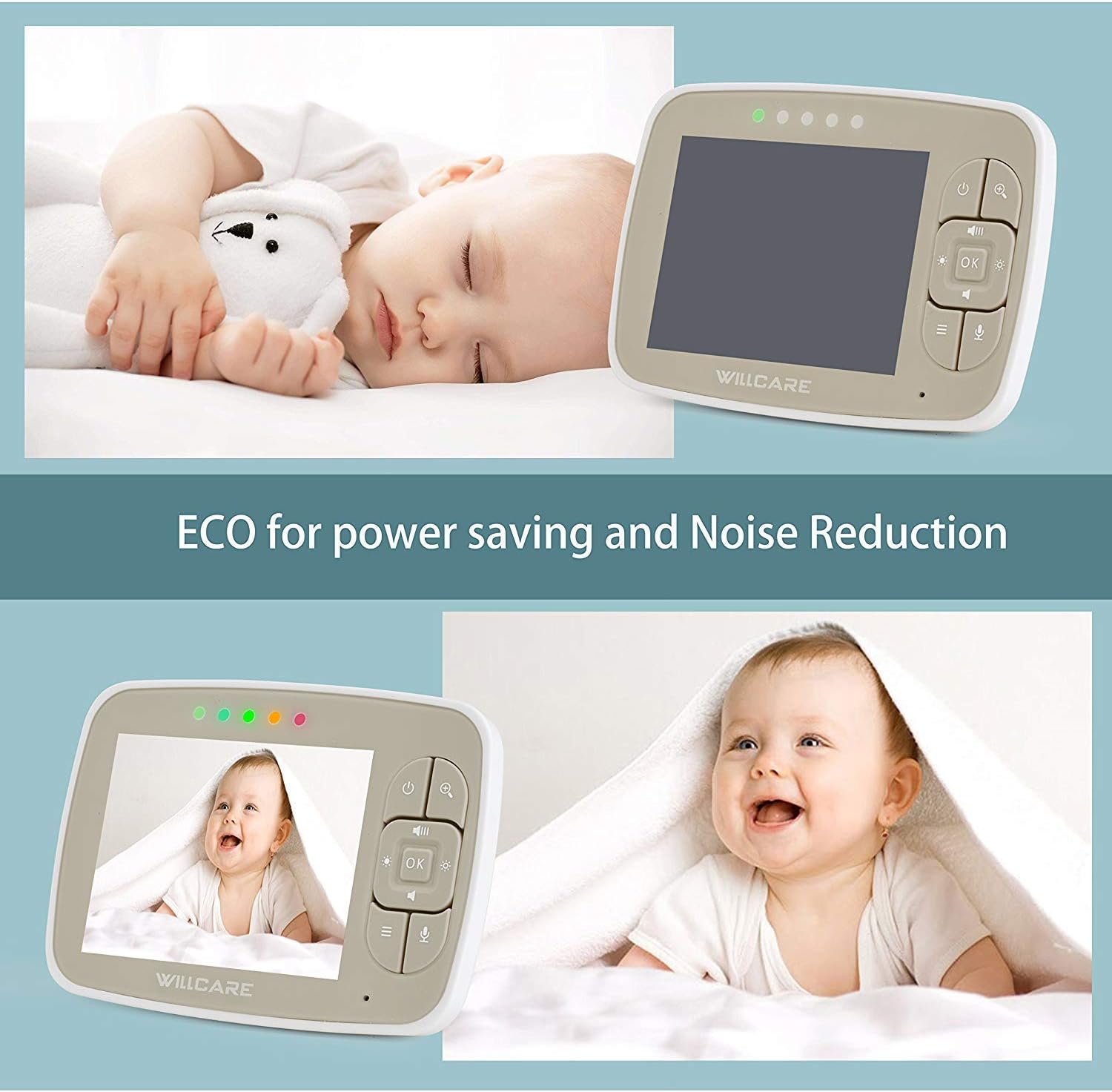 UU INFANT Baby Monitor ECO mode for power saving