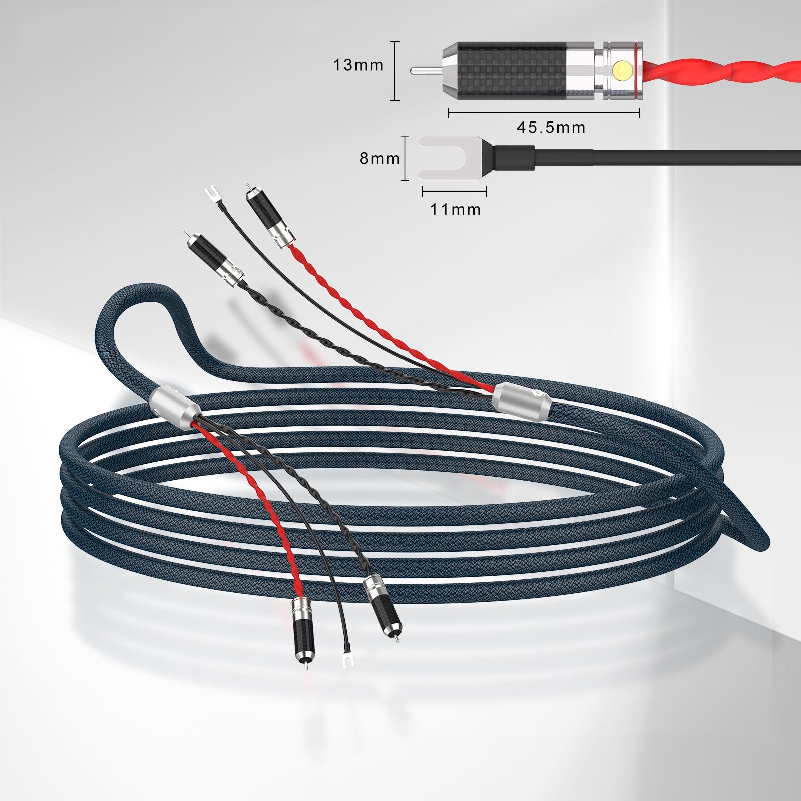 Monosaudio Cavi Altoparlanti OFC con Rame Puro 2,5M