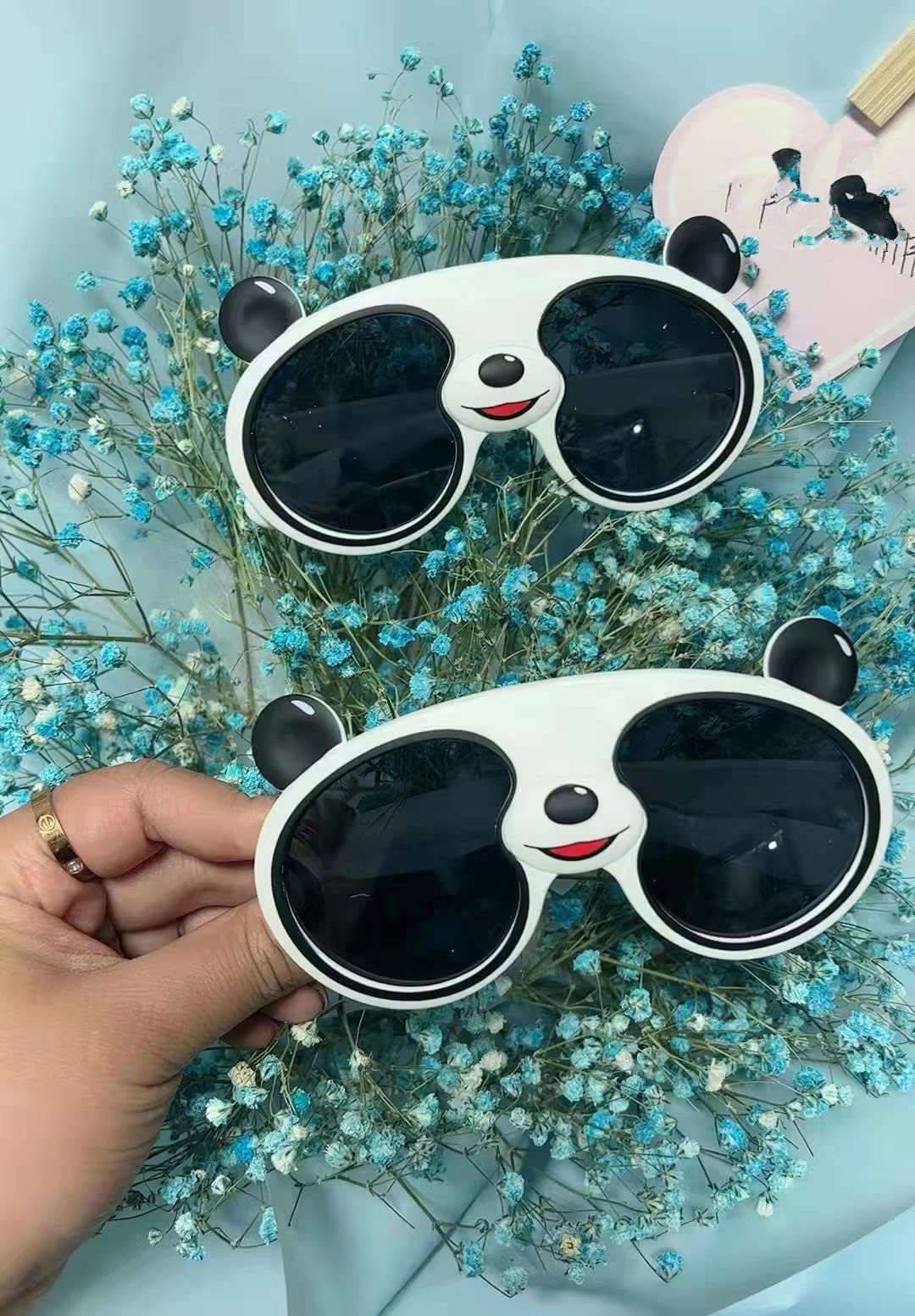 TTY Gafas De Sol Para Niños De Dibujos Animados, 2022 Nuevas De Sol Deportivas De Panda Gafas De Sol Para Niños Gafas De Sol Polarizadas Irrompibles Perfectas Para Una Fiesta En la Playa (2 pares)