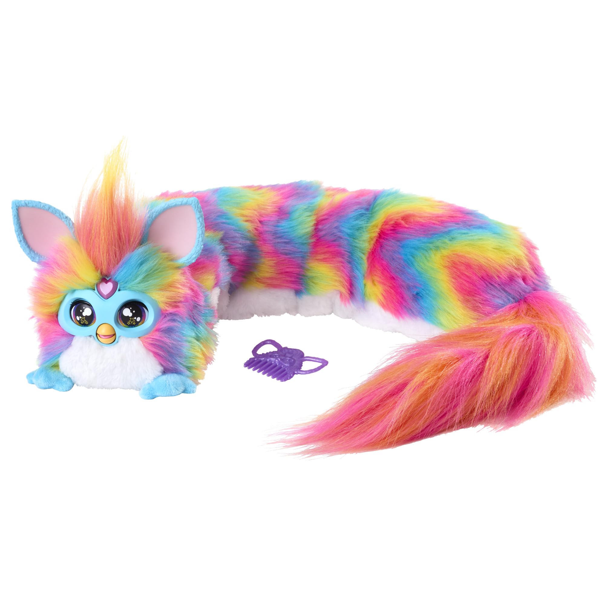 DJ Furby – Interactive Plush with Music, Lights and Games – 5 Modes, Over 1,000 Combinations – Speak Spanish and Furbish – Ages 6 – No App or Internet Connection