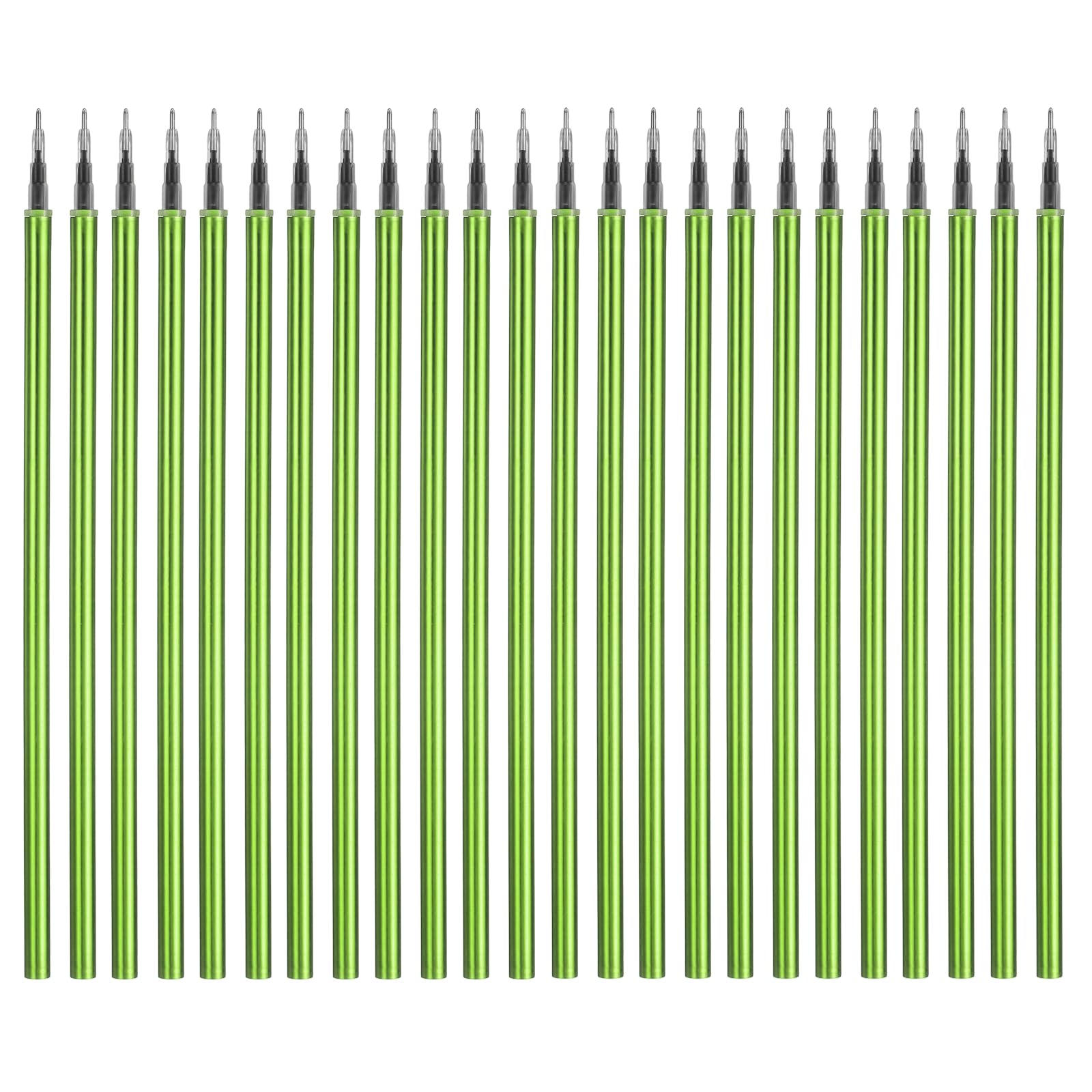 Photo 1 of PATIKIL 24Pack 0.5mm Gel Pen Refills for Coloring, Medium Point Gel Ink Pens Refills for Coloring Book Drawing Art Supplies Scrapbook Journaling, Grass Green