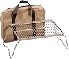 Campfire Grill Grate, 304 Stainless Steel Heavy Duty Folding Camping Grill Fire Pit Grate with Carrying Bag, Large
