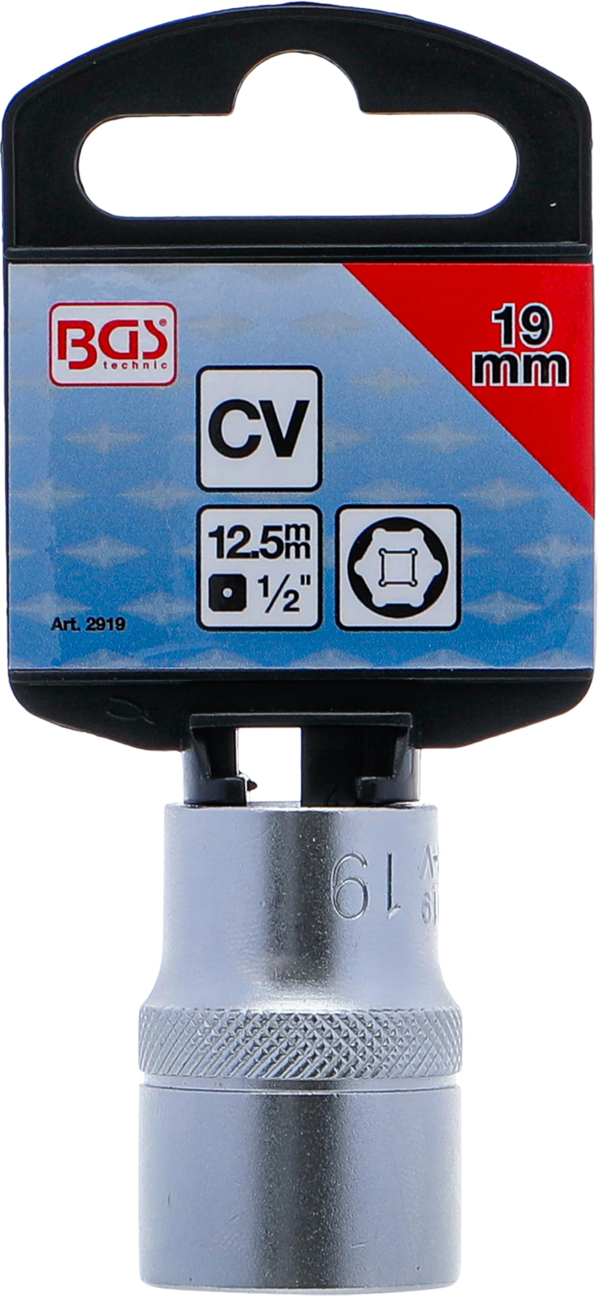BGS 2919 | Steckschlüssel-Einsatz Sechskant | SW 19 mm – Ansicht 4