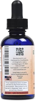 Good State Liquid Ionic Magnesium Ultra Concentrate (10 drops per 50 mg - 100 servings per bottle)