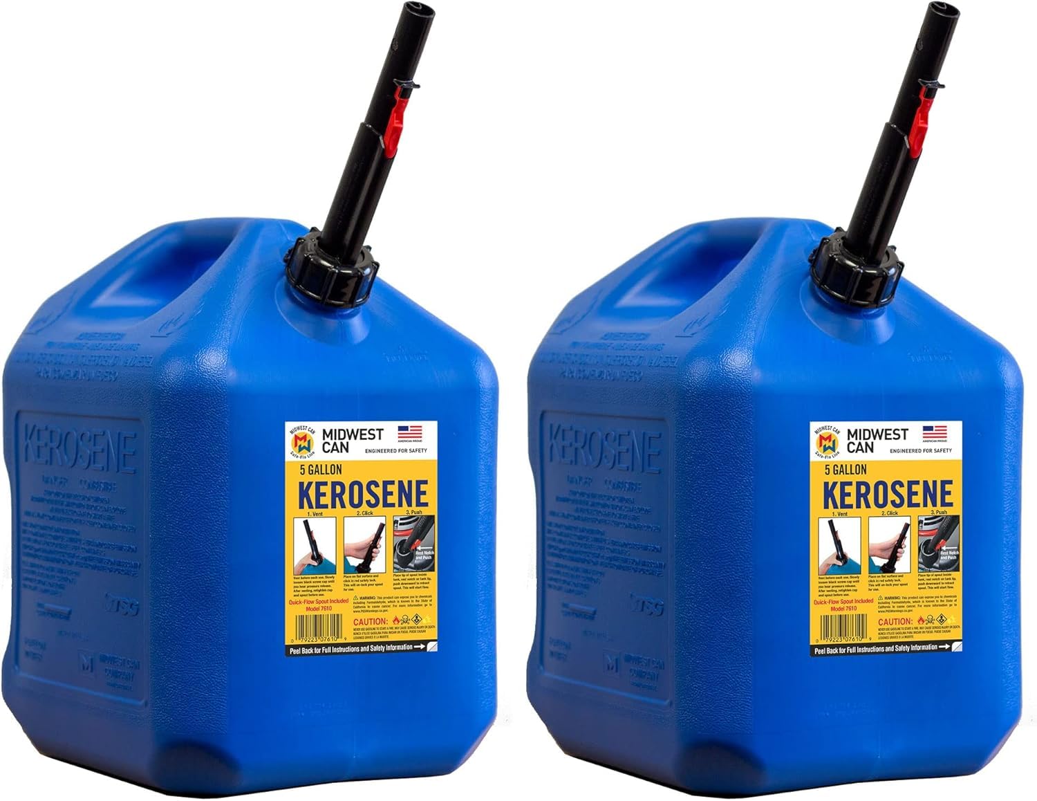 Amazon.com: Midwest Can 7610 Durable Auto Shut Off 5 Gallon