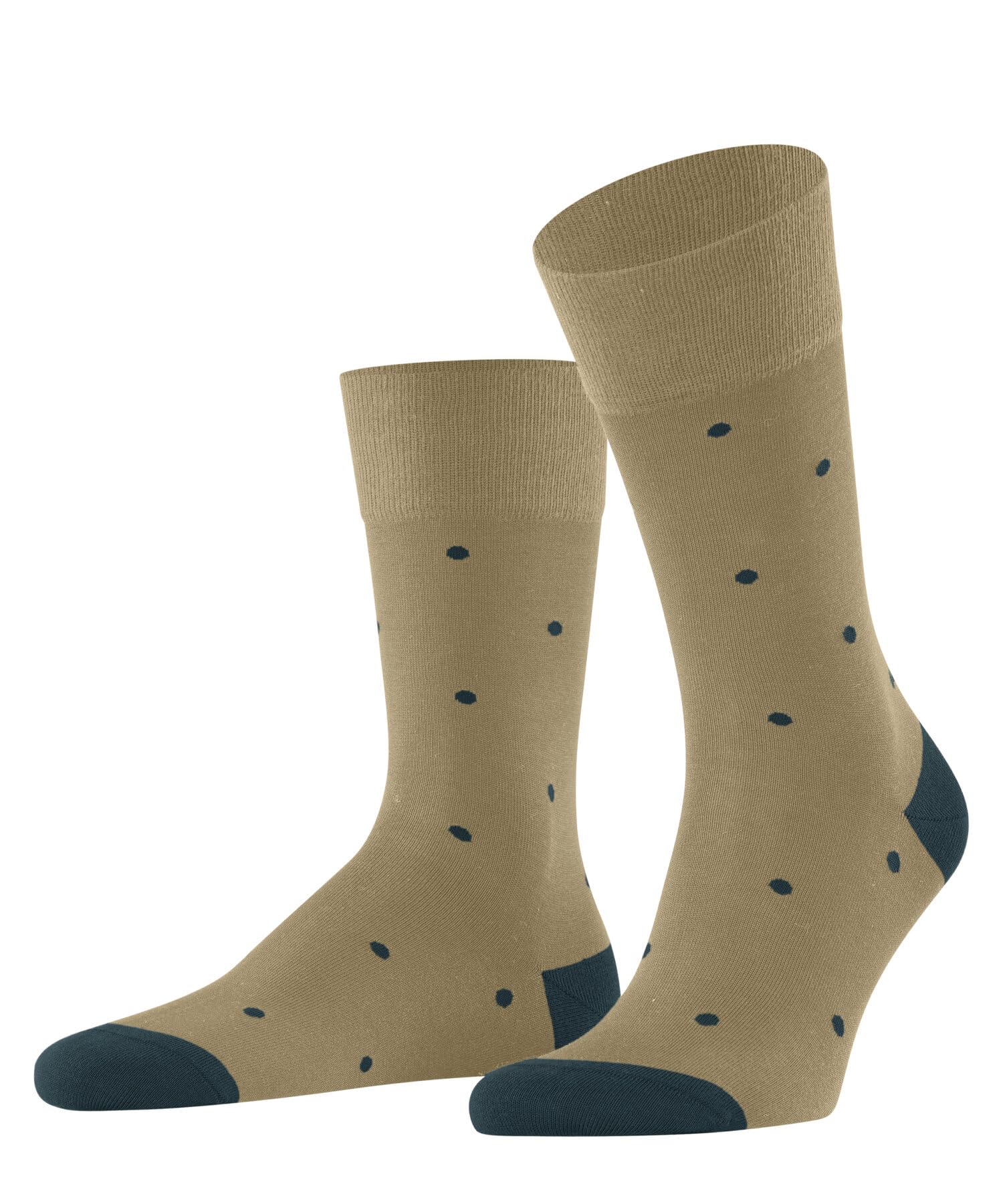 FALKE Men's Dot Socks, Breathable, Crew, Casual or Dress, Polka Dots, 1 Pair