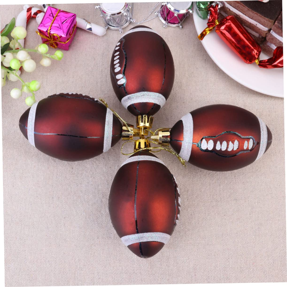 Ciieeo 6piezas Adornos De Bolas De Navidad Bolas Colgantes Festivas Plásticas para Decorar Hogar Árboles De Navidad y Fiestas