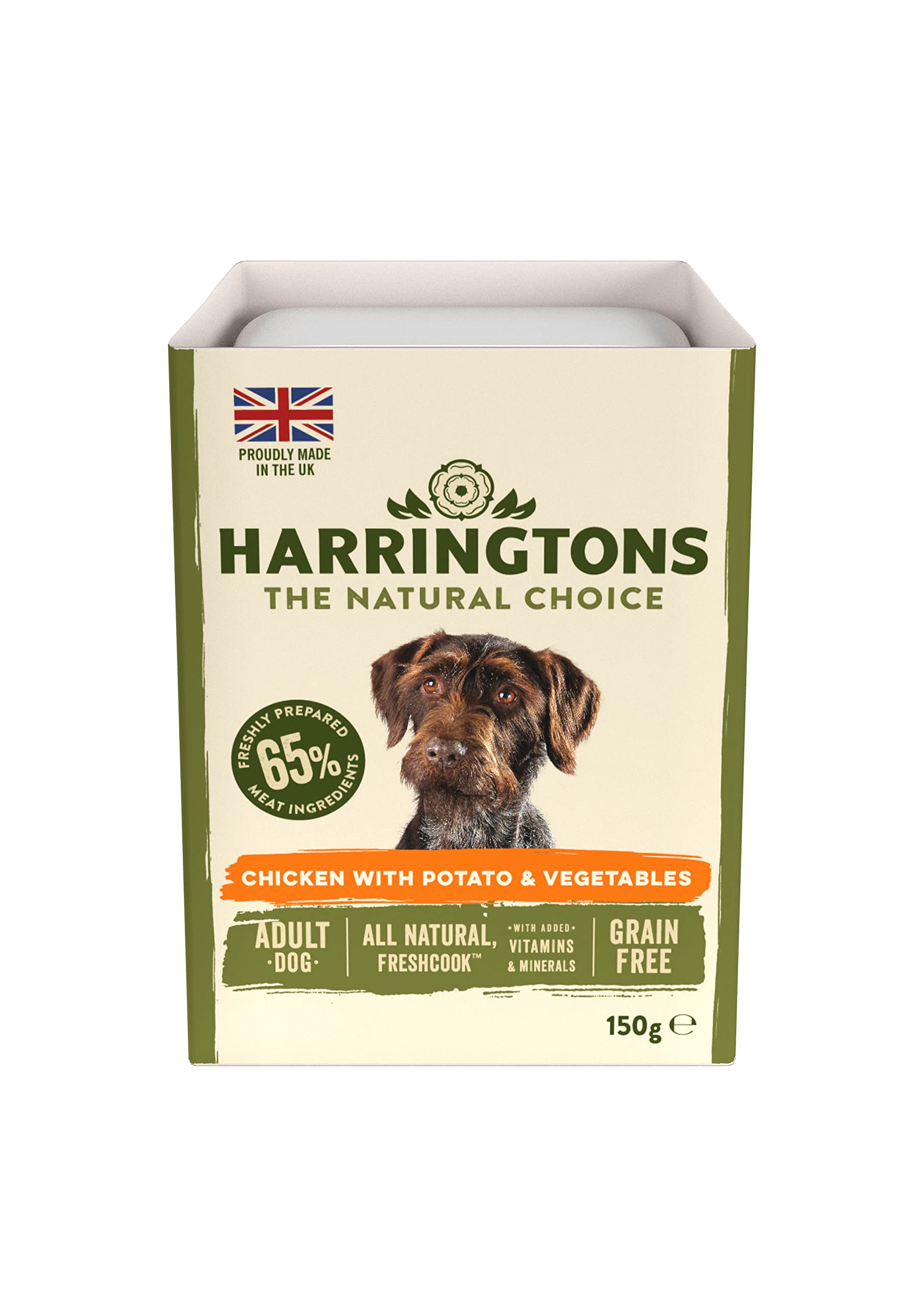 Buy Harringtons Grain Free Wet Dog Food Mixed Flavors 6x150g, Pack of 4