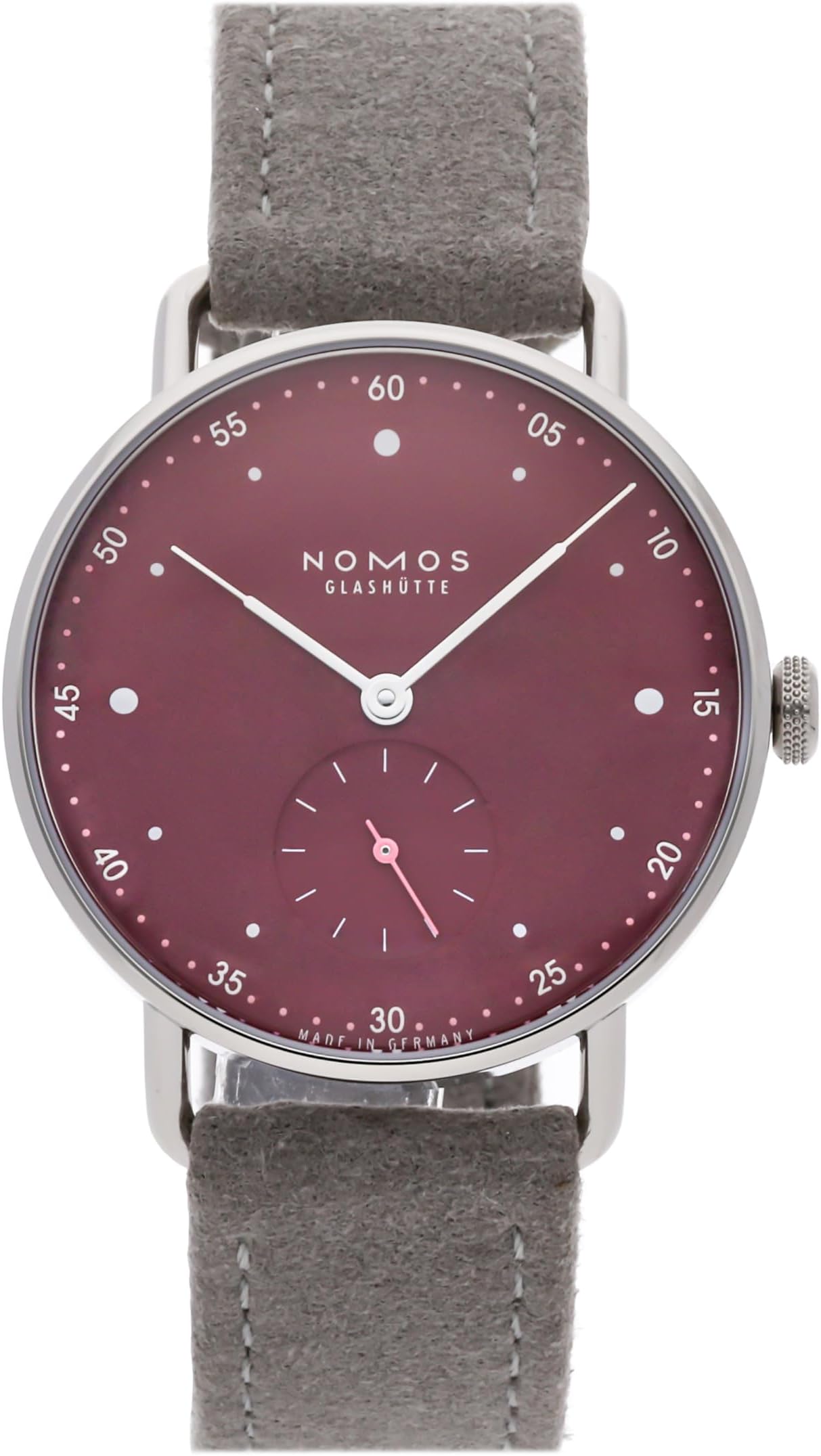 Metro 33 Automatic Muted Red Dial Watch 1123