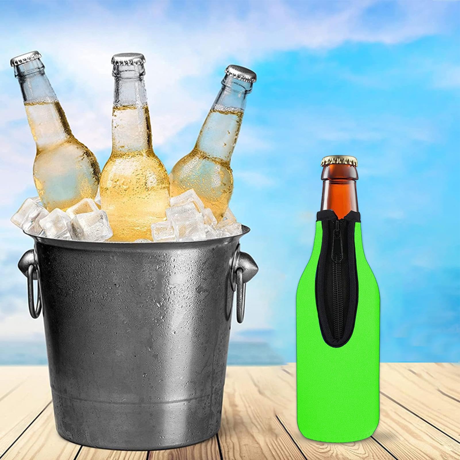 Amazon.co.jp: Ghjkldha ビール瓶カバー、ビール瓶スリーブ断熱
