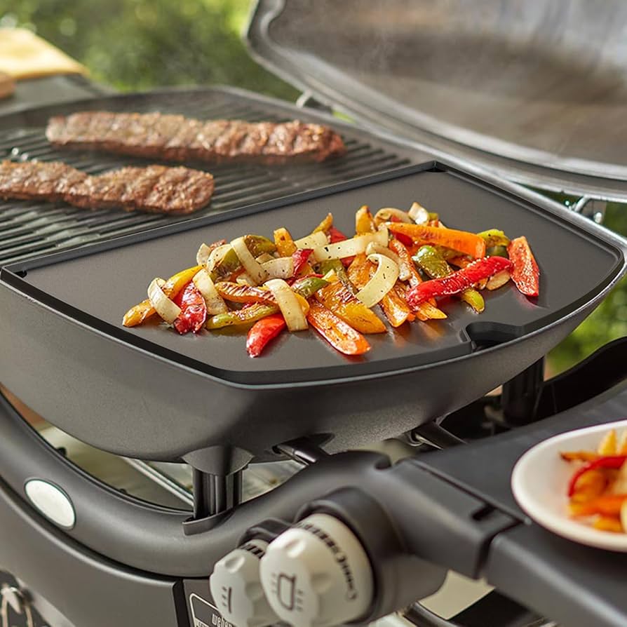 Amazon.com: Stanbroil Cast Iron Grill Griddle for Weber Q200