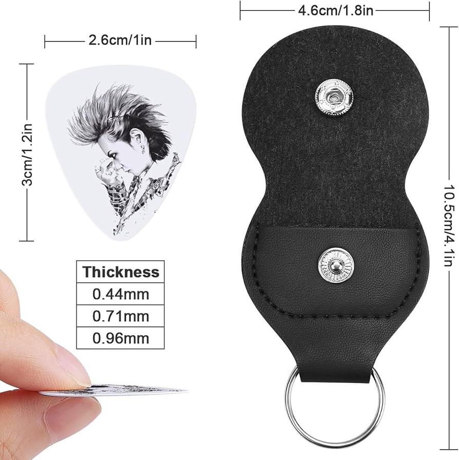 Amazon | ギターピック Hide ギターアクセサリー 6枚セット ベース