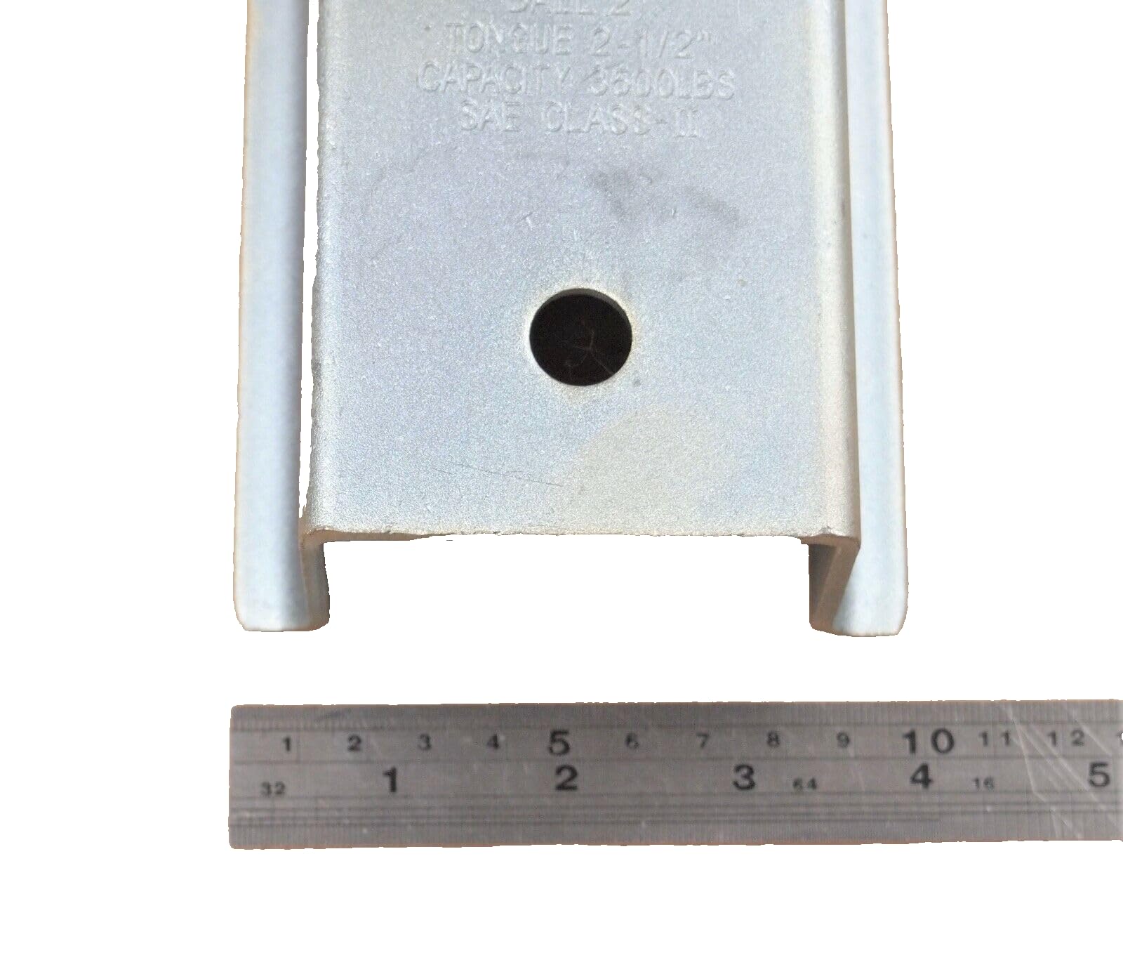 3500lbs Straight Tongue Trailer Coupler For 2-Inch Channel, 2-in Hitch Ball - Trailer Coupler, Trailer Coupling