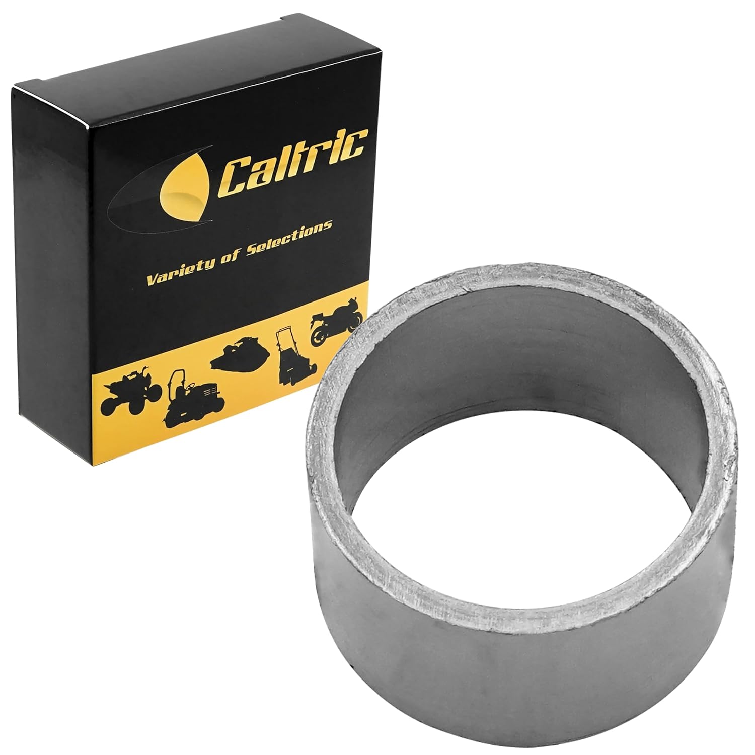Caltric Muffler Gasket Compatible with Yamaha Xv1000 Xv-1000 Virago 1000 1984 1985 Front Gasket