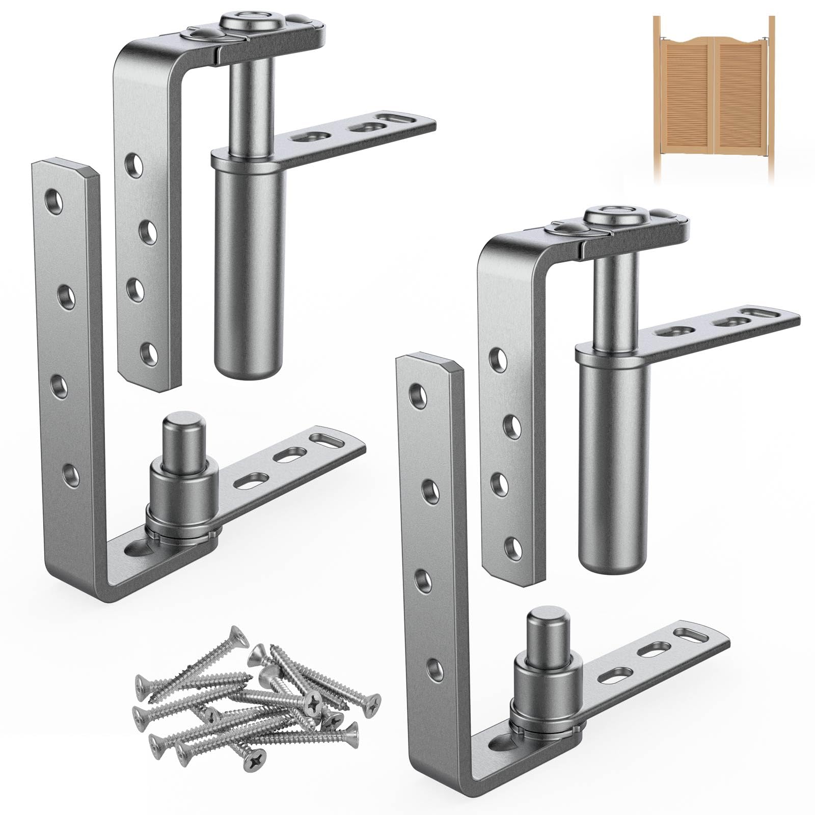 Charnière inox 304 épaisse pour double porte de salon durable