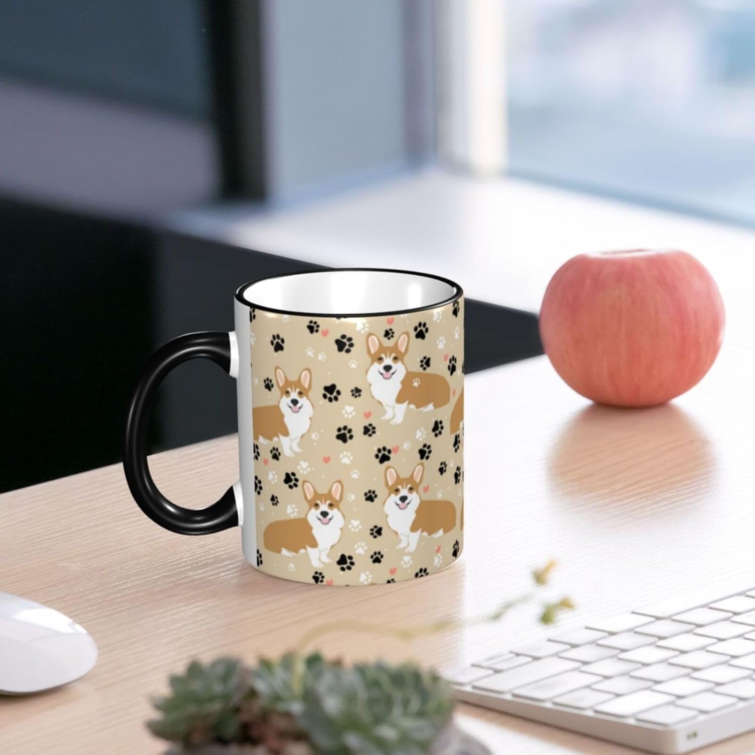 Corgi Mug for Women, Corgis Gifts For Corgi Lovers Cute Coffee Mug Cute Dog Tea Cup (12oz) - Image 7