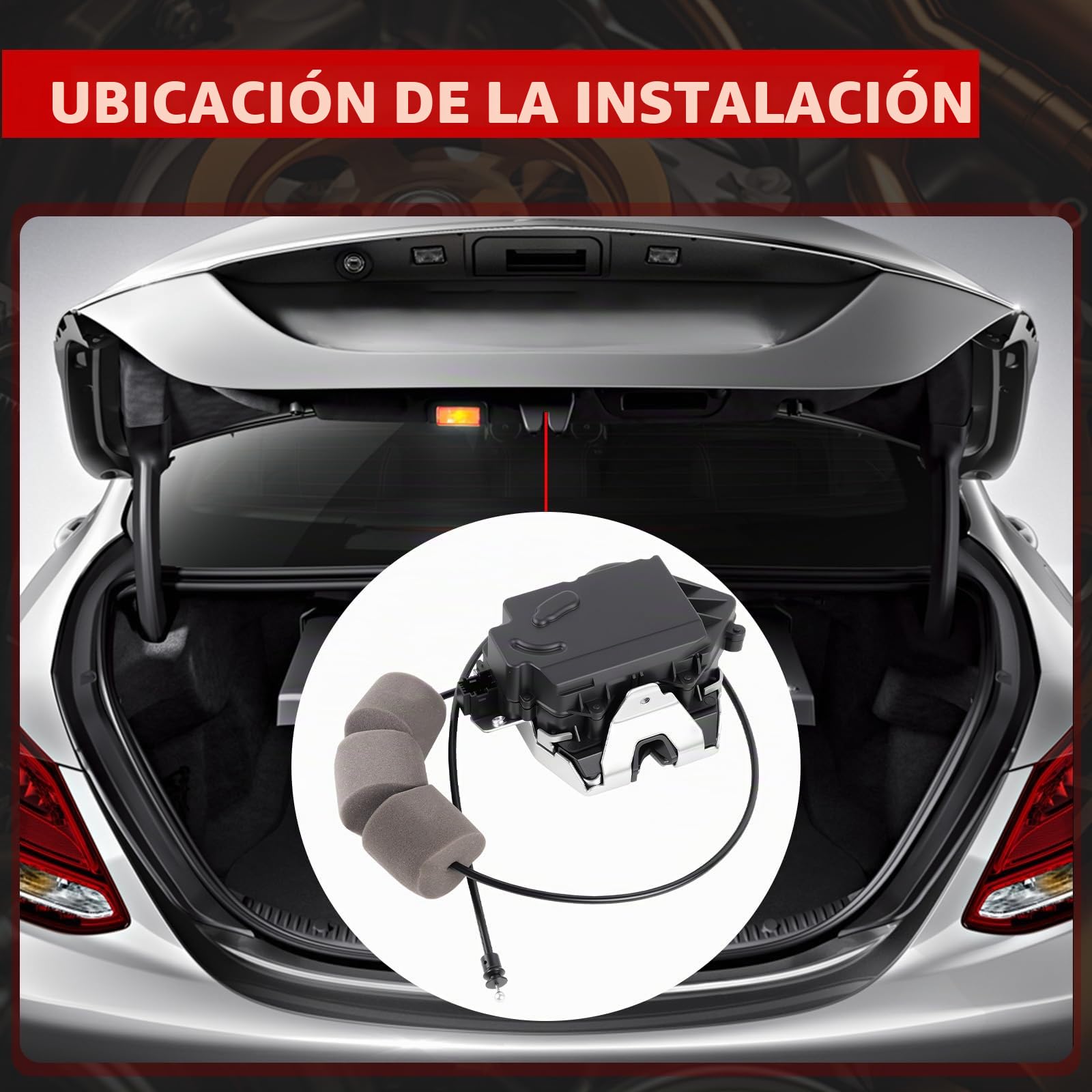 Cerradura de portón trasero compatible con Mercedes Clase ML W164 Clase R W251 V251 GL X164 Candado para maletero OE# 1647400335 1647400735 1647400300 1647400435 1647400035