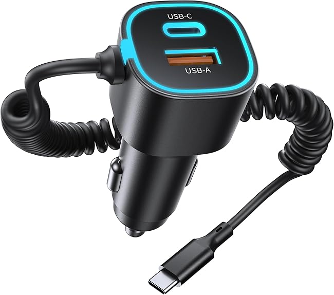 Cargador Coche Usb C Carga Rapida