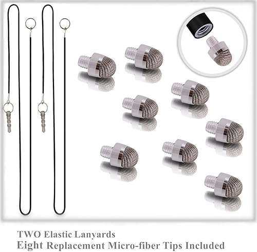 Miniatura 2 de MEKO Punta de fibra de repuesto híbrida de 0.30 pulgadas (diámetro) (paquete de 8) – Solo apto para MEKO y Bargains Dept® [serie de punta híbrida de