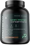 ProteinCo | Poudre de protéine de lactosérum pure provenant de vaches nourries à l'herbe | 24 g par portion | Sans gluten | Faible en gras et en calories | 4 lb (Chocolat)
