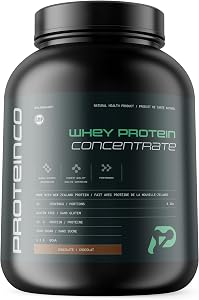 ProteinCo | Pure Grass-fed Whey Protein Powder Concentrate | 24 g per seving | Gluten Free | Low-Fat & Low-Calorie | 4 Lbs (Chocolate)