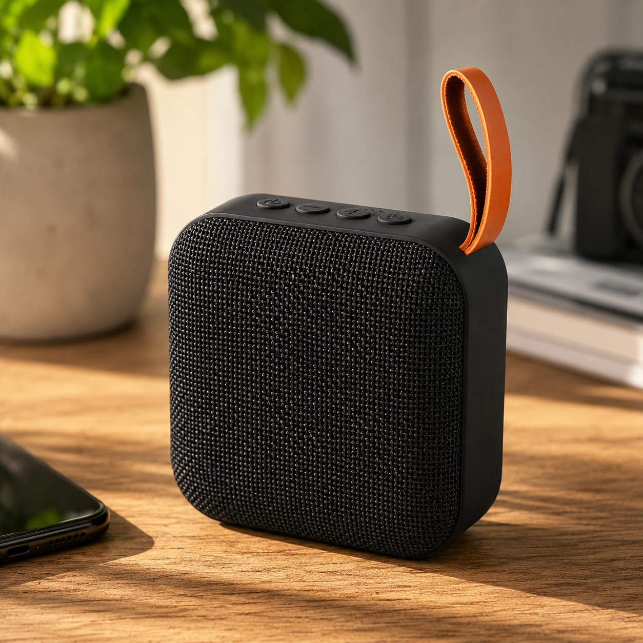 Caixa de Som Bluetooth Portátil 5W GO com Bateria 1200mAh, Alcance de 10m, Entrada USB,