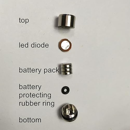 Miniatura 3 de M00813-FS Mini luces eléctricas inalámbricas blancas cálidas para casa de muñecas paquete de 2 pilas LED incluidas MOREZMORE