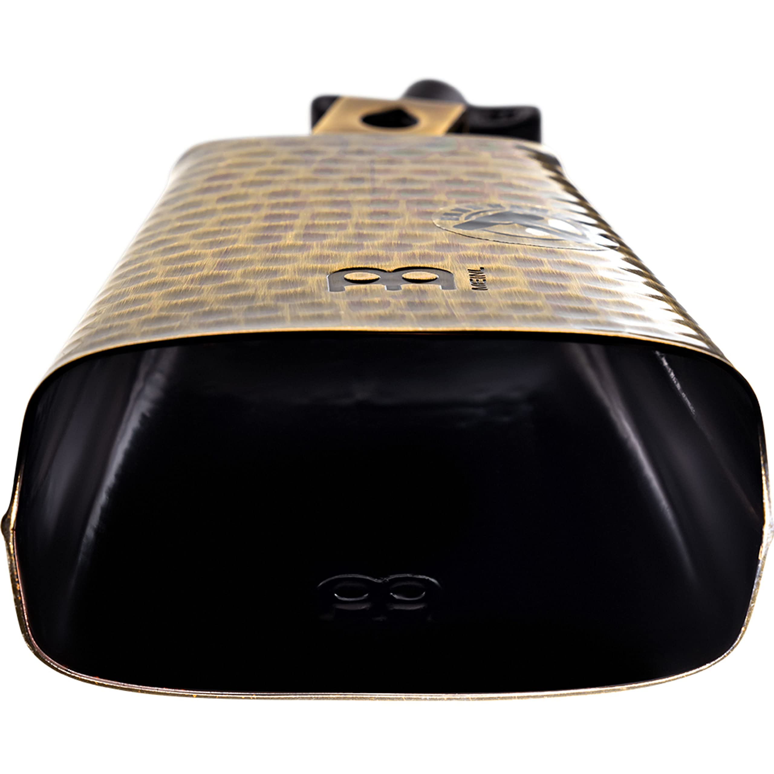 Meinl Percussion Hammered Timbales Cowbell - Mittelgroßes Aufschlagidiophon - Länge 6,25 Zoll - Montierbar - Handgehämmert - Messing, Gold (STB625HH-G)