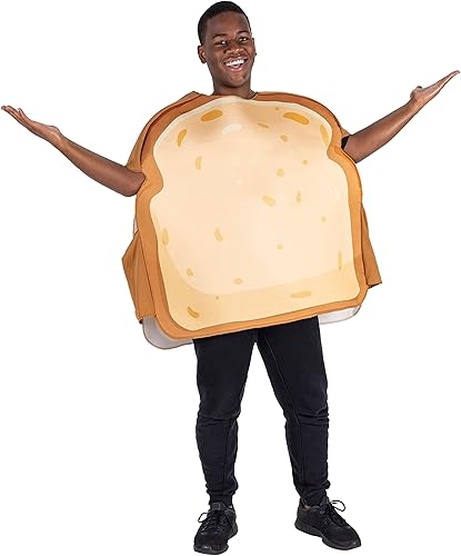 Miniatura 2 de Disfraz de Halloween para parejas de pan y tostadora - Divertidos trajes de tostadas de comida