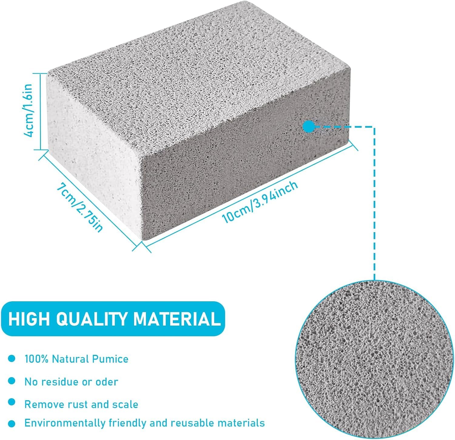 YFNVH 8 Pack Grill Griddle Cleaning Brick Block, Dense Griddle Bricks - Image 2