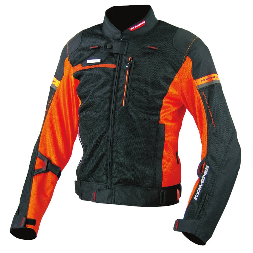 KOMINE AIR STREAM バイクジャケット Amazon | KOMINE(コミネ) JK-044 Air Stream M-JKT-IONEA black/orange