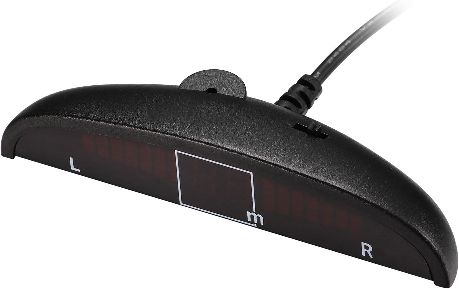 DALLUX LED Display Parking Sensor,Car Reverse Backup Radar System,LED Display+Buzzer Alert+4 Black Color Parking sensors for Universal Auto Vehicle
