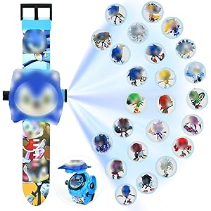 Orologio Bambini Con Proiettore - 24 Immagini Cartoni Animati, Orologio Giocattolo Educativo - Foto 10