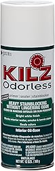 KILZ Odorless White Aerosol Primer, 13 oz